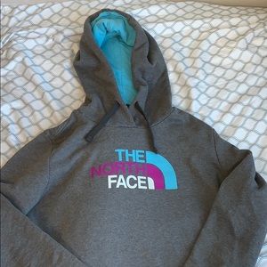 North Face hooded sweatshirt